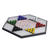 Marble and onyx Chinese checkers, 'Colorful Contrast' - Hand Crafted Marble Chinese Checker Game Set (image 2c) thumbail