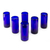 Blown glass highball glasses, 'Pure Cobalt' (set of 6) - Blue Handblown Glass Cocktail Drinkware (Set of 6) (image 2a) thumbail