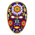 Beadwork mask, 'Danza Jicuri' - Mexican Peyote Theme Authentic Huichol Beaded Mask thumbail