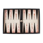 Backgammon set, 'Rustic Marble' - Hand Made Marble Backgammon Set from Mexico