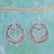 Sterling silver dangle earrings, 'Peace Doves' - Handcrafted Sterling Silver Dangle Bird Earrings thumbail