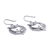 Sterling silver dangle earrings, 'Peace Doves' - Handcrafted Sterling Silver Dangle Bird Earrings
