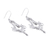 Sterling silver dangle earrings, 'Long Lace' - Sterling Silver Dangle Earrings (image 2e) thumbail