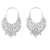 Sterling silver hoop earrings, 'Curlicue' - Sterling Silver Filigree Earrings from Mexico (image 2a) thumbail