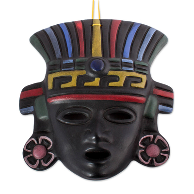 Hand Made Cultural Ceramic Mask from Mexico