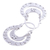 Sterling silver hoop earrings, 'Floral Hoops' - Floral Sterling Silver Hoop Earrings (image 2d) thumbail