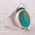 Sterling silver ring, 'Blue Moon' - Sterling silver ring (image 2b) thumbail