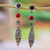 Sterling silver dangle earrings, 'Silver Fish' - Sterling silver dangle earrings thumbail