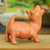Ceramic statuette, 'Underworld Dog Guide' - Handmade Mexican Protection Ceramic Dog Sculpture (image 2) thumbail