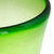 Drinking glasses, 'Lime Twist' (set of 6) - Artisan Crafted Handblown Recycled Water Glasses (Set of 6) (image 2c) thumbail