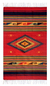 Zapotec wool rug, 'Red Maguey' (4x6.5) - Zapotec Wool Rug 4 X 6 Woven by Hand in  Mexico (image 2a) thumbail