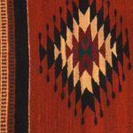 Wool rug, 'Zapotec Window' (2x3) - Zapotec Wool Area Rug (2x3)