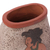 Ceramic vase, 'Maya King of Palenque' - Mexican Archaeological Ceramic Vase Crafted by Hand