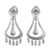 Sterling silver chandelier earrings, 'Silver Jingles' - Sterling silver dangle earrings (image 2a) thumbail