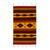 Zapotec wool rug, 'Burning Arrows' (2x3) - Unique Geometric Wool Area Rug (2x3) thumbail