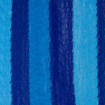 Hammock, 'Blue Caribbean' (double) - Collectible Striped Mayan Hammock (Double)