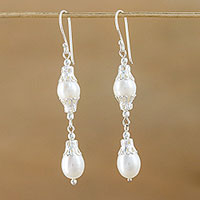 Featured review for Pearl drop earrings, Clouds