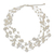 Pearl strand necklace, 'Ivory Fishnet' - Bridal Pearl Necklace thumbail