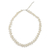 Pearl beaded necklace, 'Extravagant White' - Hand Made Bridal Pearl Strand Necklace thumbail