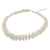 Pearl beaded necklace, 'Extravagant White' - Hand Made Bridal Pearl Strand Necklace (image 2d) thumbail