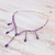 Amethyst Y necklace, 'Violet Empress' - Artisan Crafted Amethyst Y Necklace (image 2c) thumbail