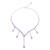 Amethyst Y necklace, 'Violet Empress' - Artisan Crafted Amethyst Y Necklace (image 2d) thumbail
