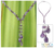 Amethyst and crystal choker, 'Lilac Ice' - Amethyst Beaded Necklace thumbail