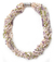 Pearl and amethyst torsade necklace, 'Pastel Petals' - Pearl and Amethyst Torsade Necklace from Thailand thumbail