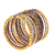 Pearl beaded bracelet, 'Golden Luxuries' - Unique Beaded Pearl Bracelet (image 2c) thumbail