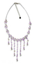 Pearl waterfall necklace, 'Lilac Rain Shower' - Pearl waterfall necklace thumbail