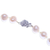 Cultured pearl and peridot strand necklace, 'Pink Sea Breath' - Handcrafted Bridal Pearl Strand Necklace (image 2f) thumbail