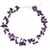 Pearl and amethyst strand necklace, 'Natural Spectacular' - Beaded Amethyst Necklace thumbail