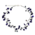 Gargantilla de perlas cultivadas y lapislázuli - Collar de lapislázuli y perlas cultivadas de Tailandia