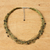 Pearl and peridot torsade necklace, 'River of Green' - Peridot and Pearl Torsade Necklace (image 2) thumbail