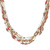 Pearl and carnelian torsade necklace, 'River of Gold' - Carnelian and Pearl Torsade Necklace (image 2e) thumbail