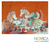 Cotton wall hanging, 'Joyous Animals' - Artisan Crafted Cotton Wall Hanging