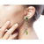 Peridot and citrine dangle earrings, 'Flight' - Unique Beaded Peridot and Citrine Earrings (image 2j) thumbail