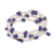 Cultured pearl and lapis lazuli wrap bracelet, 'Blue Solstice' - Pearl and Lapis Lazuli Wristband Bracelet (image 2c) thumbail