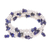 Cultured pearl and lapis lazuli wrap bracelet, 'Blue Solstice' - Pearl and Lapis Lazuli Wristband Bracelet (image 2d) thumbail