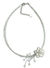 Pearl choker, 'Floral Bride' - Handmade Pearl Pendant Necklace
