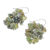 Peridot cluster earrings, 'Sweet Green Grapes' - Peridot Beaded Earrings (image p109395) thumbail