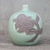 Celadon ceramic vase, 'Green Orchid Bubble' - Celadon ceramic vase thumbail