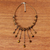 Tiger's eye waterfall necklace, 'Chestnut Shower' - Tiger's Eye Waterfall Necklace (image 2b) thumbail