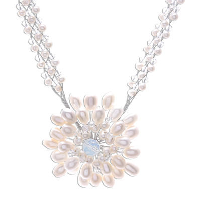 Unique Bridal Pearl Necklace