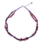 Garnet and amethyst strand necklace, 'Grape Garland' - Unique Beaded Garnet Necklace (image 2a) thumbail