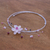 Rose quartz and garnet choker, 'Rose Bouquet' - Rose Quartz Beaded Choker (image p114694) thumbail