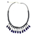 Lapis lazuli choker, 'Raindrops' - Lapis Lazuli Choker Necklace (image 2a) thumbail