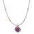 Amethyst and citrine pendant necklace, 'Purple Nosegay' - Amethyst and citrine pendant necklace thumbail
