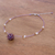 Amethyst and citrine pendant necklace, 'Purple Nosegay' - Amethyst and citrine pendant necklace (image 2c) thumbail