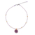 Amethyst and citrine pendant necklace, 'Purple Nosegay' - Amethyst and citrine pendant necklace (image 2d) thumbail